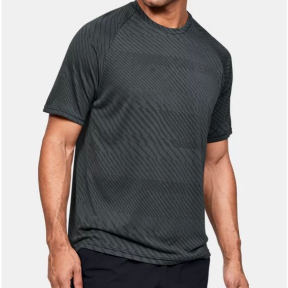 Under Armour Other - 💖MEGA SALE💖Under Armour Tech HeatGear Short Grey Tee Men's 1351737 001